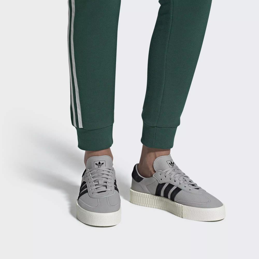 Adidas Samba Rose Tenis Grises Para Mujer (MX-93140)